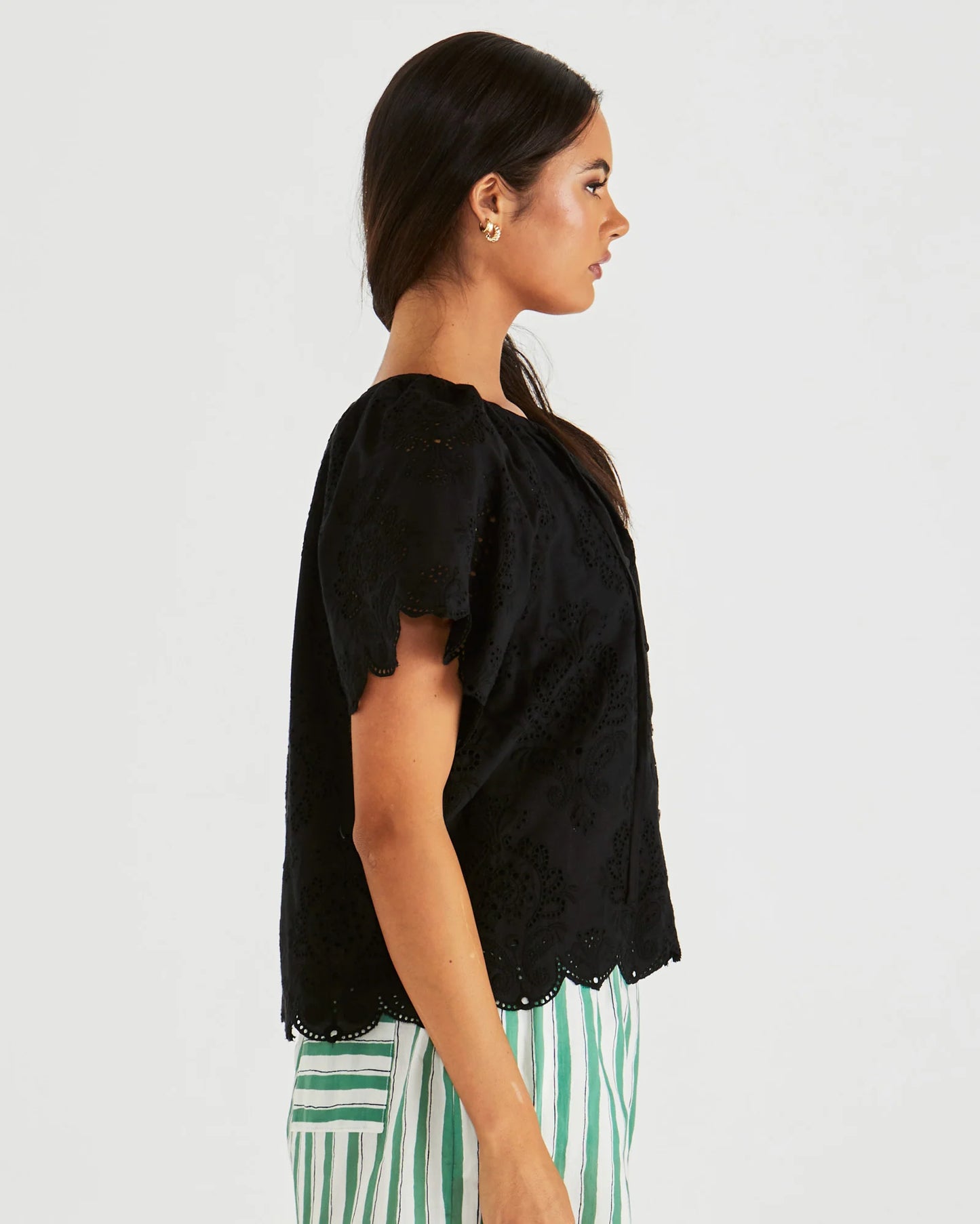 ANI BLOUSE - BLACK