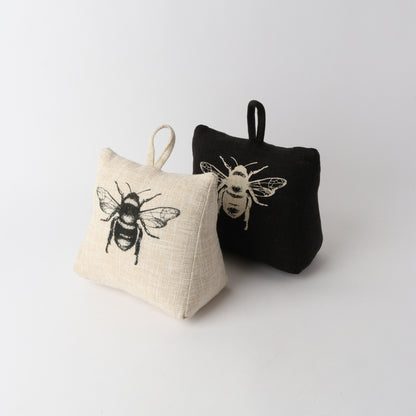 Bee Doorstop Linen Look - Natural