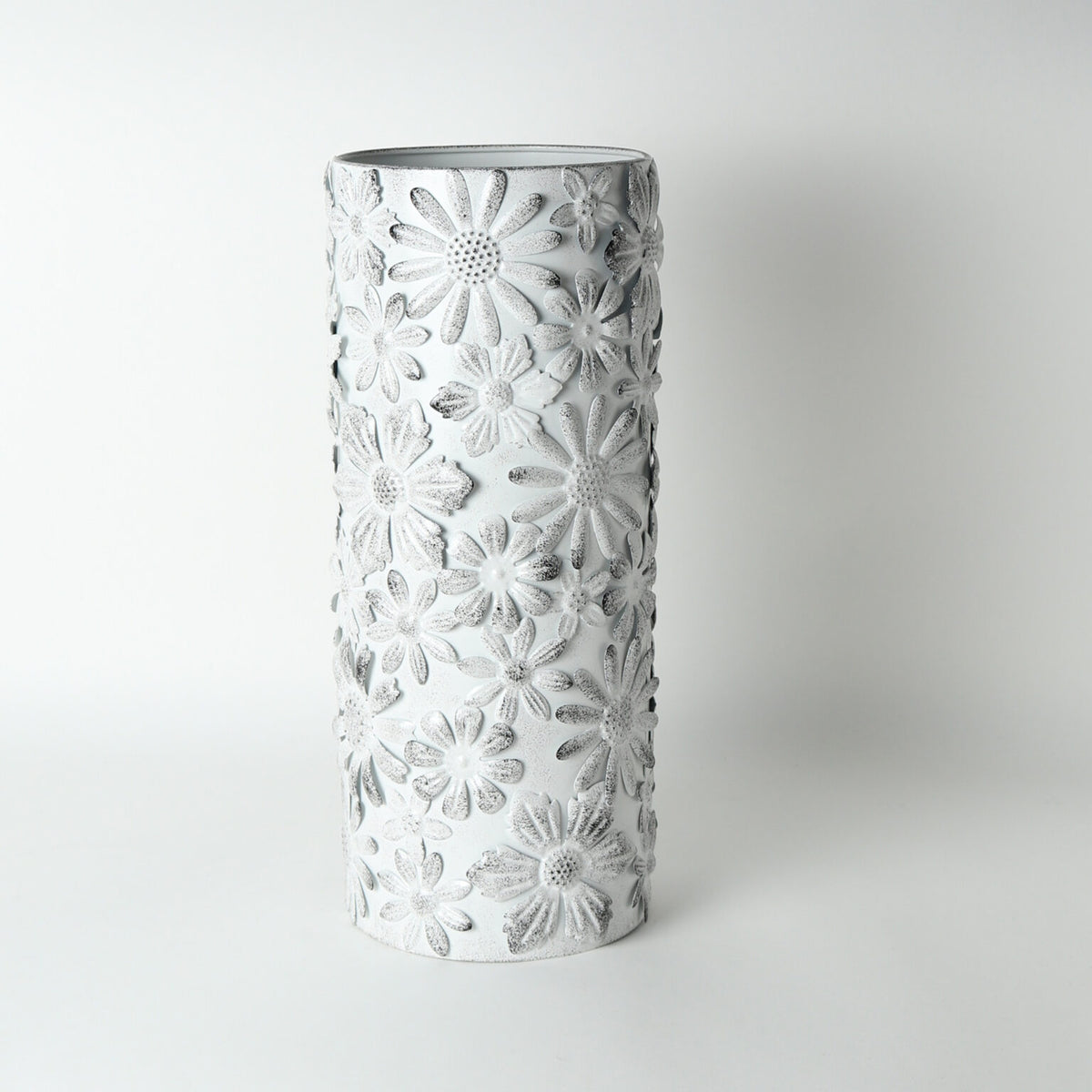 Daisy Vase - White