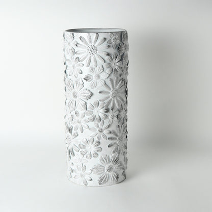 Daisy Vase - White