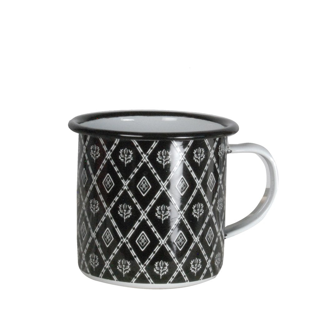 Bronte Enamel Mug - Black