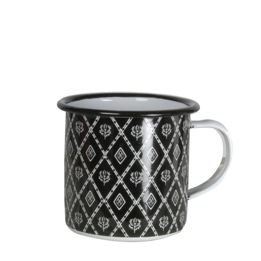 Bronte Enamel Mug - Black