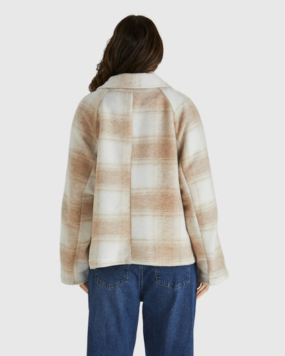 RAIDEN JACKET - CREAM CHECK