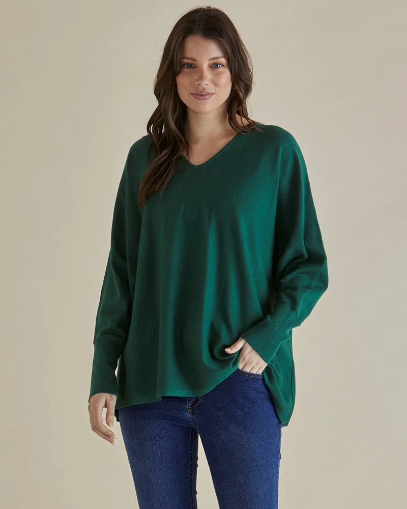 Destiny Knit Jumper - Green
