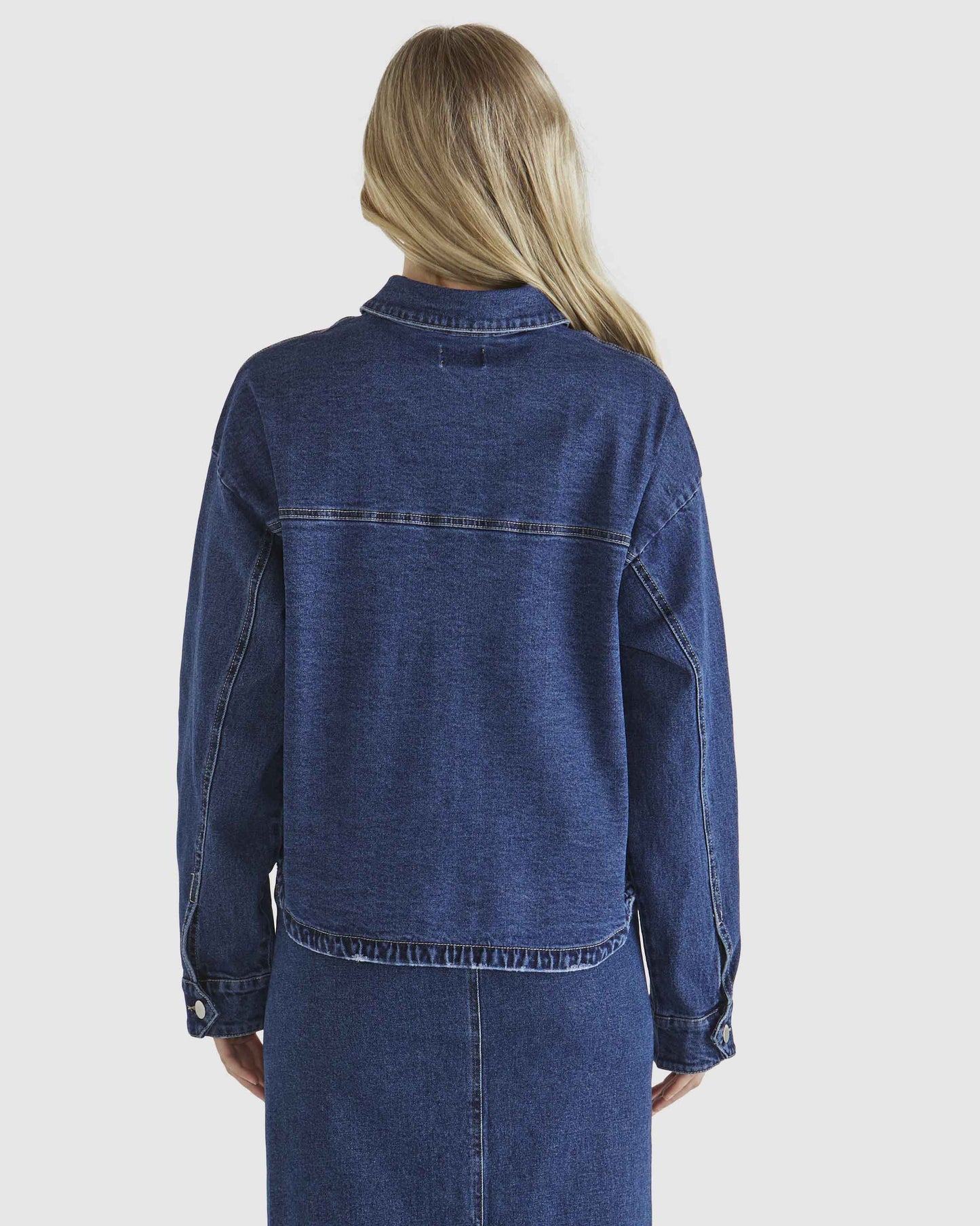 MARZA DENIM JACKET - 78 WASH