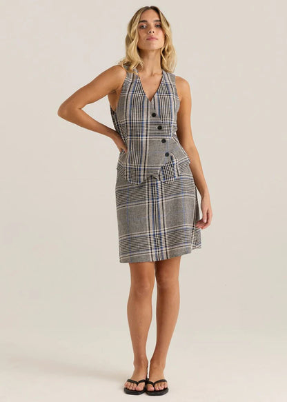 Blakely Vest - Prince of Wales Check