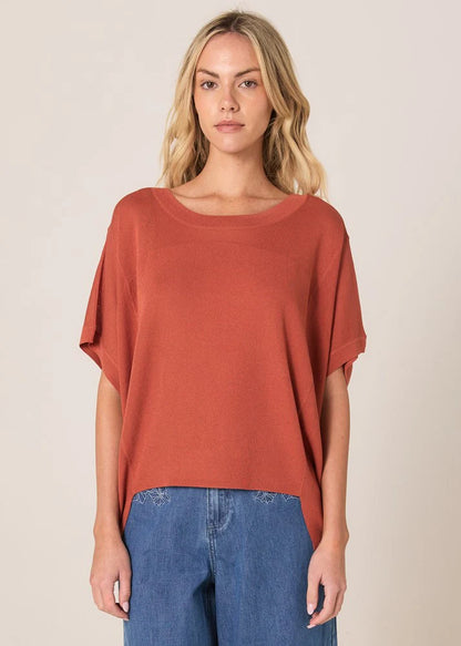 Esther Knit Top - Cinnamon