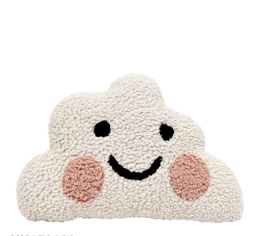 Cloud Boucle Cushion White 46cm