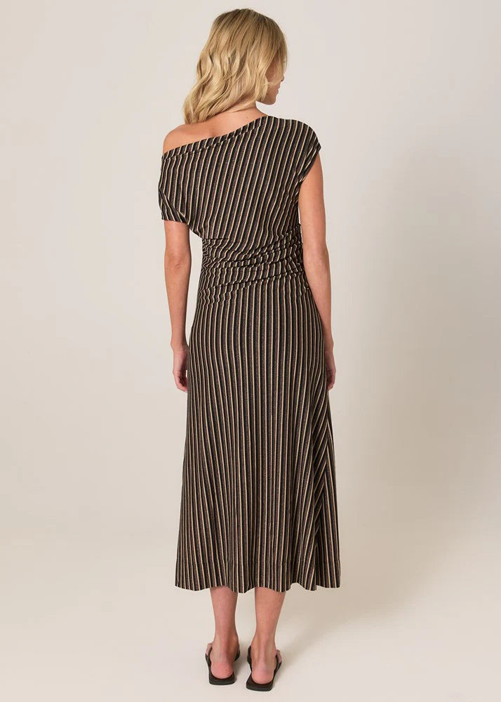 Everlyn Metallic Jersey Dress - Multicolour