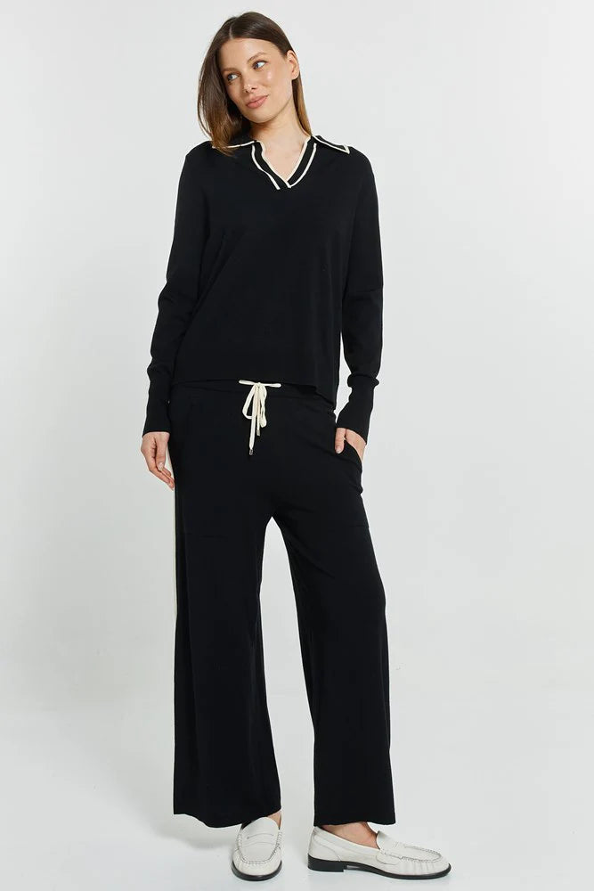 Makenna Knit Pant - Black