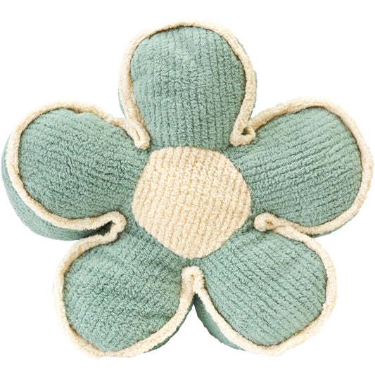 Teal Flower Cushion