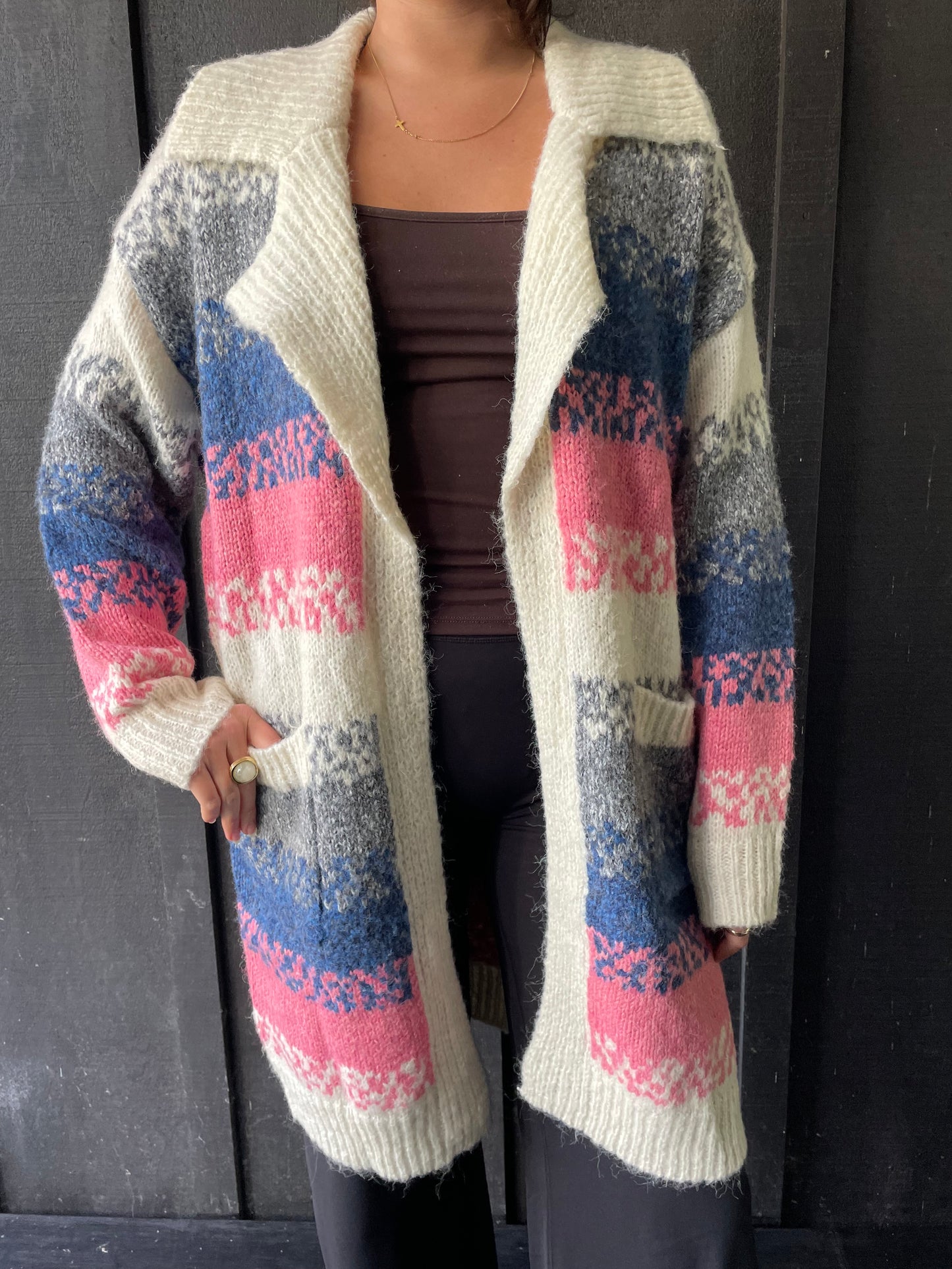 Long Long Line  Cardigan -Boho