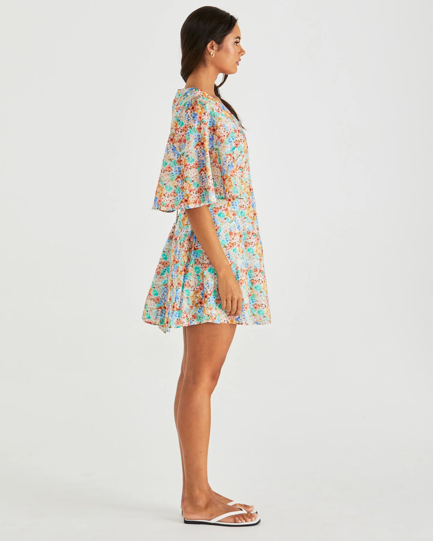 PANNA KIMONO SLEEVE DRESS - BLOSSOM