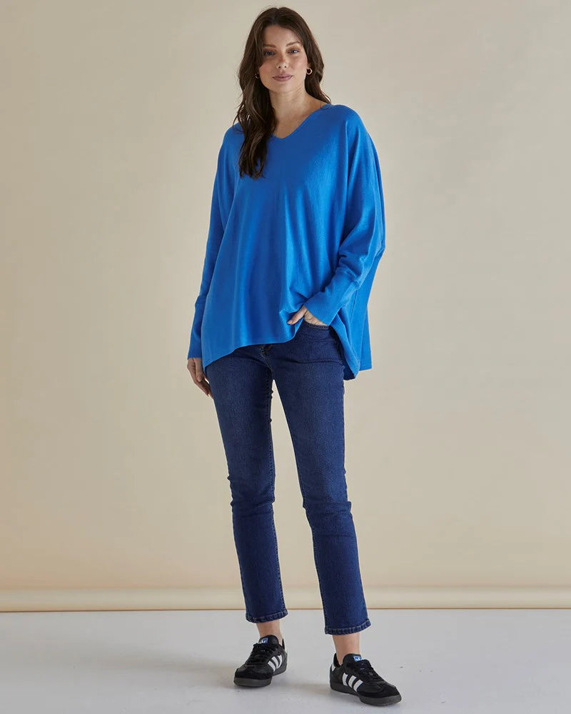 Destiny Knit Jumper - Light Blue