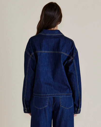 Selby Denim Jacket - Dark Blue