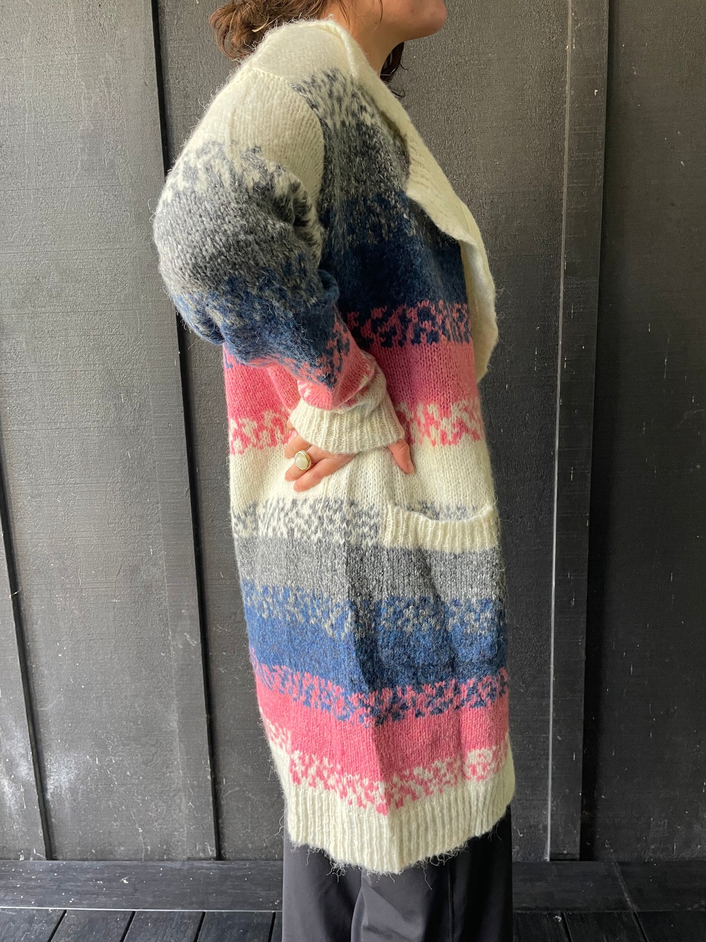 Long Long Line  Cardigan -Boho