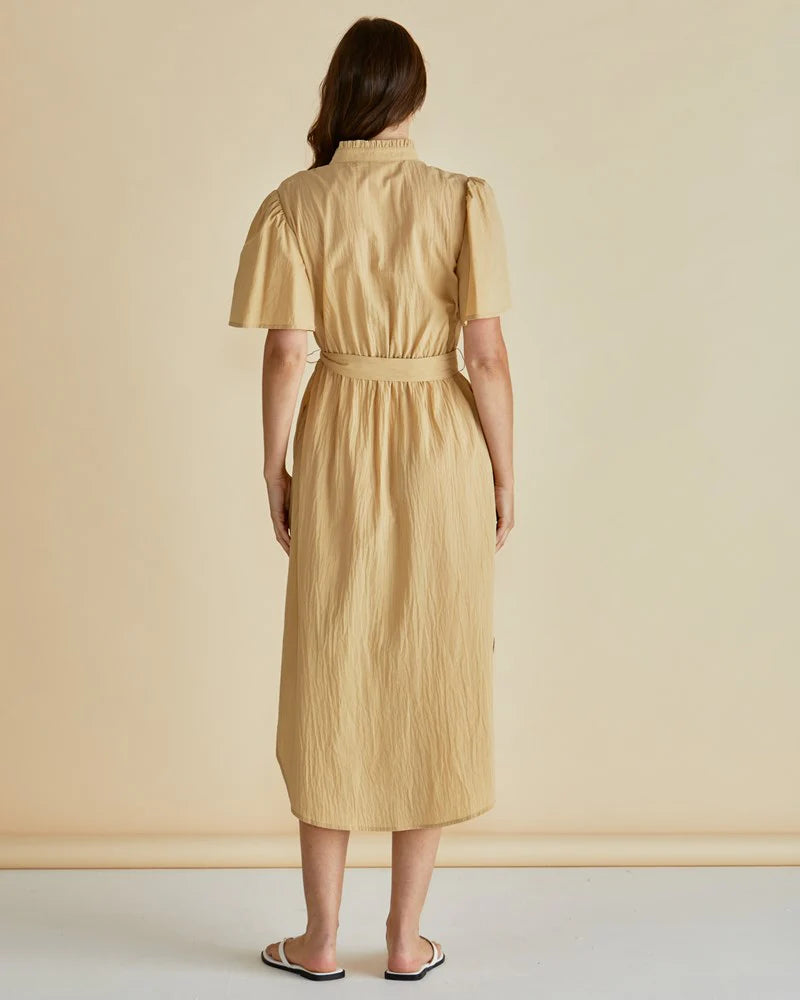 Immie Dress - Beige Ric Rac
