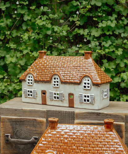 Cotswold Tea Light Cottage Ivory YA0094