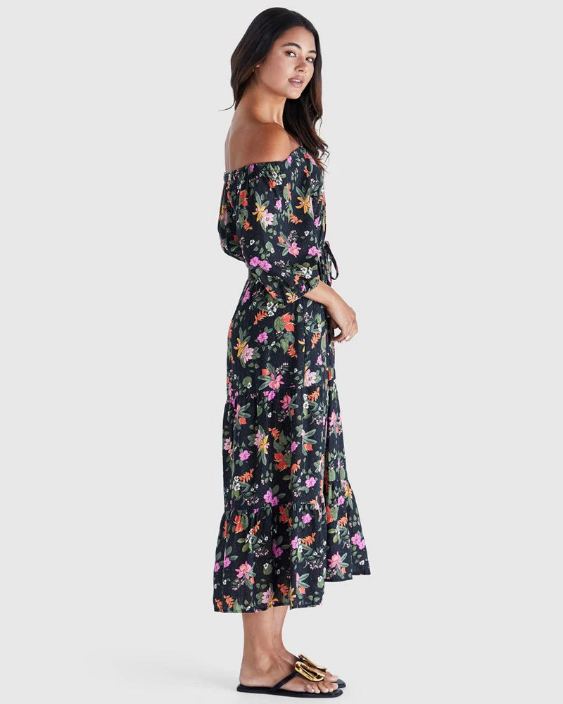 BECKETT DRESS - NIGHT GARDEN