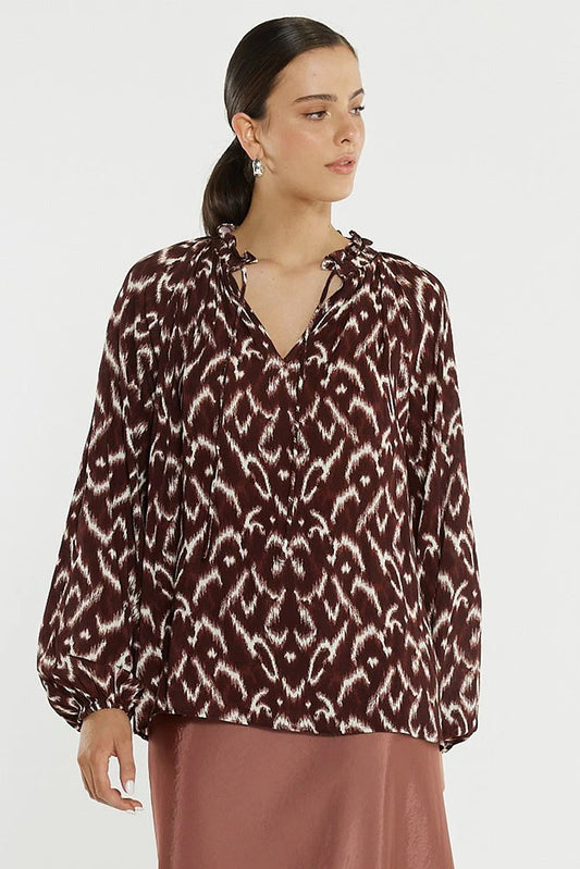 Willow Tie Front Blouse
