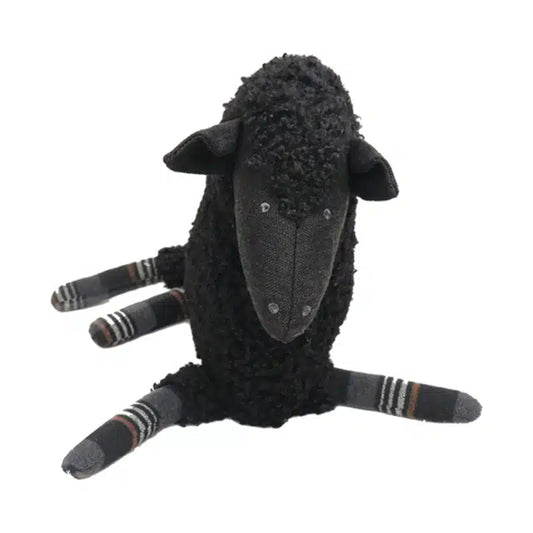 Sheep w/ Tartan Legs Cushion
Black.