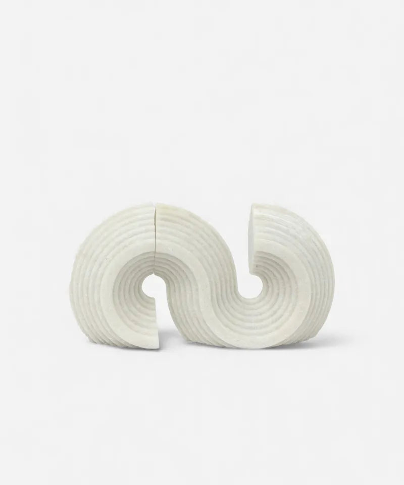 S-Curved Book End