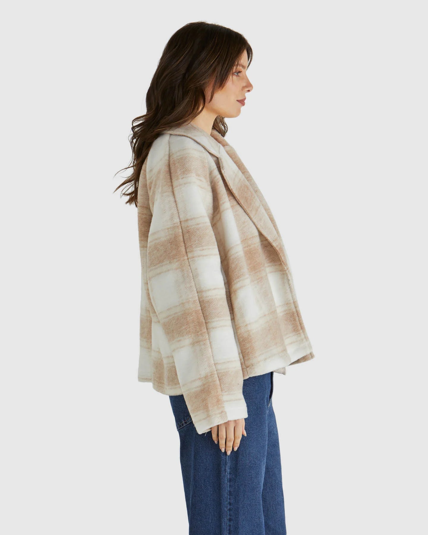 RAIDEN JACKET - CREAM CHECK