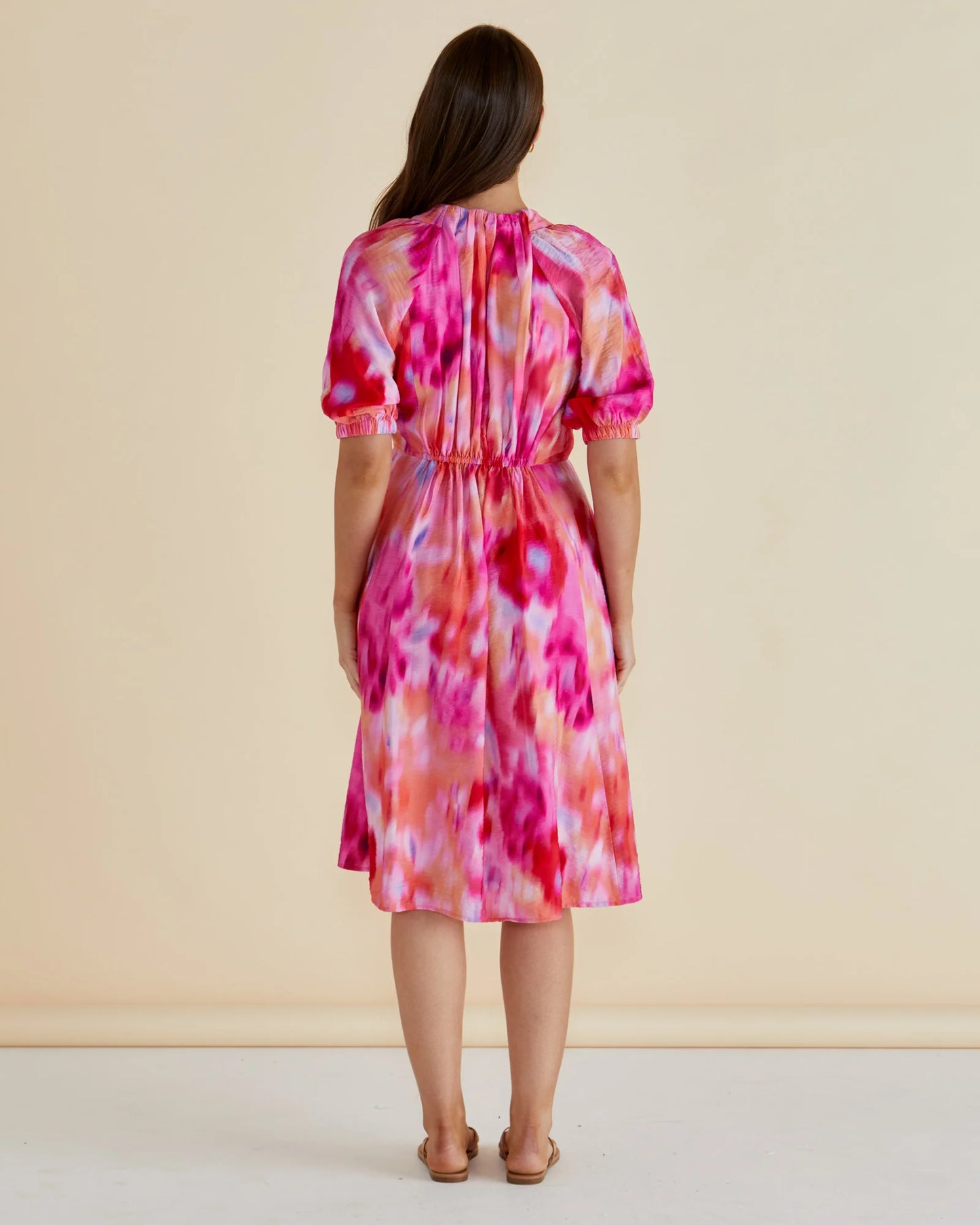 Emery Dress - Floral Abstract Print