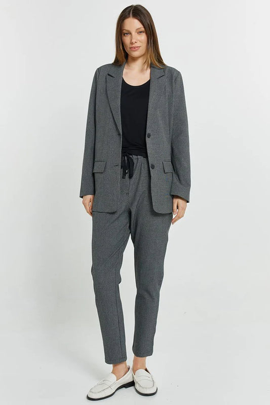 Kenzie Jogger - Grey Check