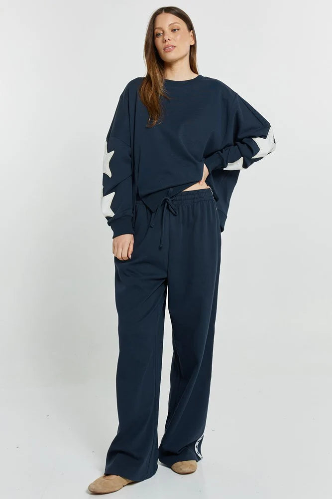 Saskia Trackpant - Navy