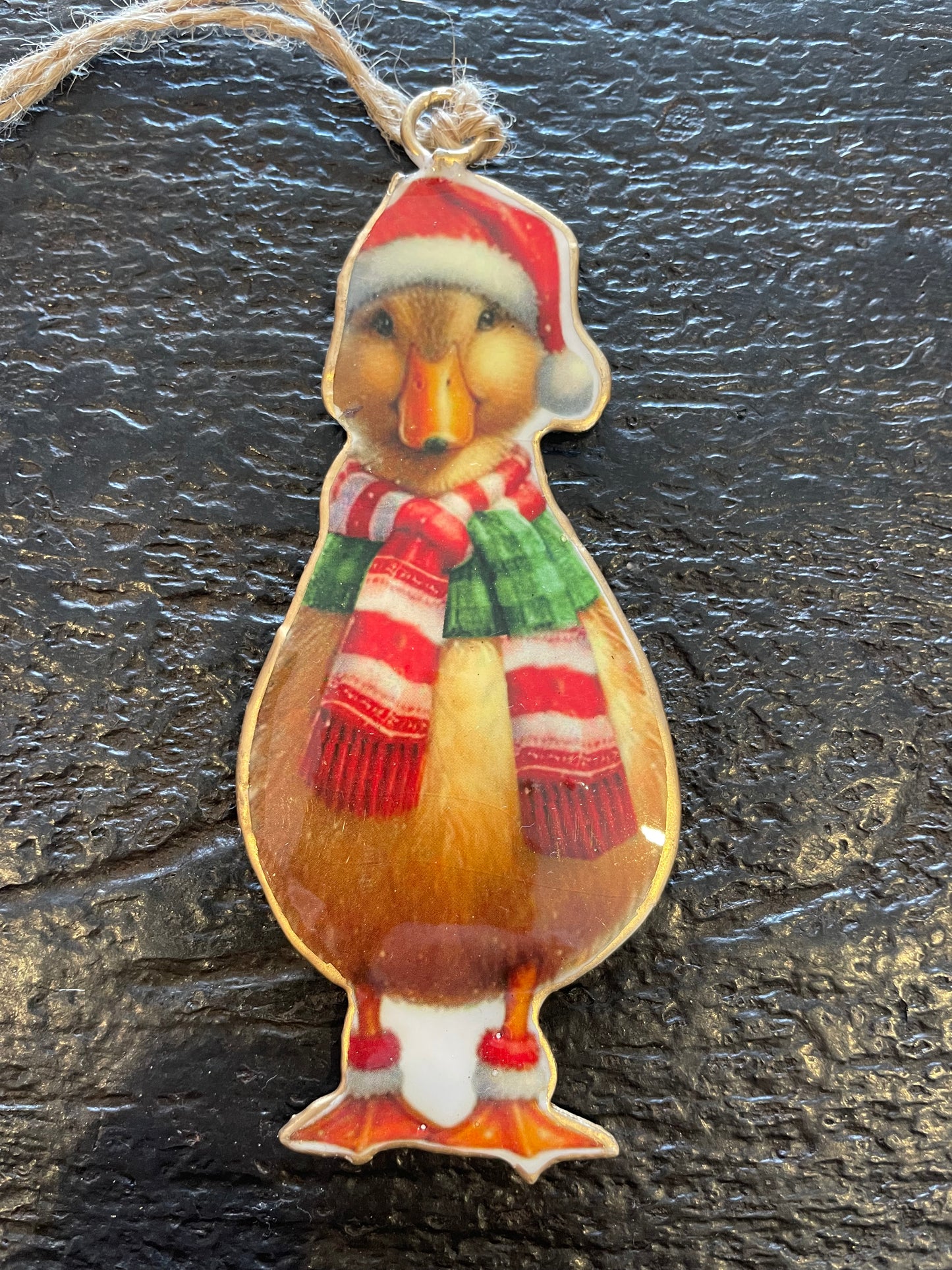 Hanging Christmas Duck