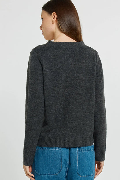 FiFi Cardigan - Charcoal