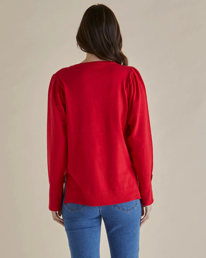 Colette Sweater - Red