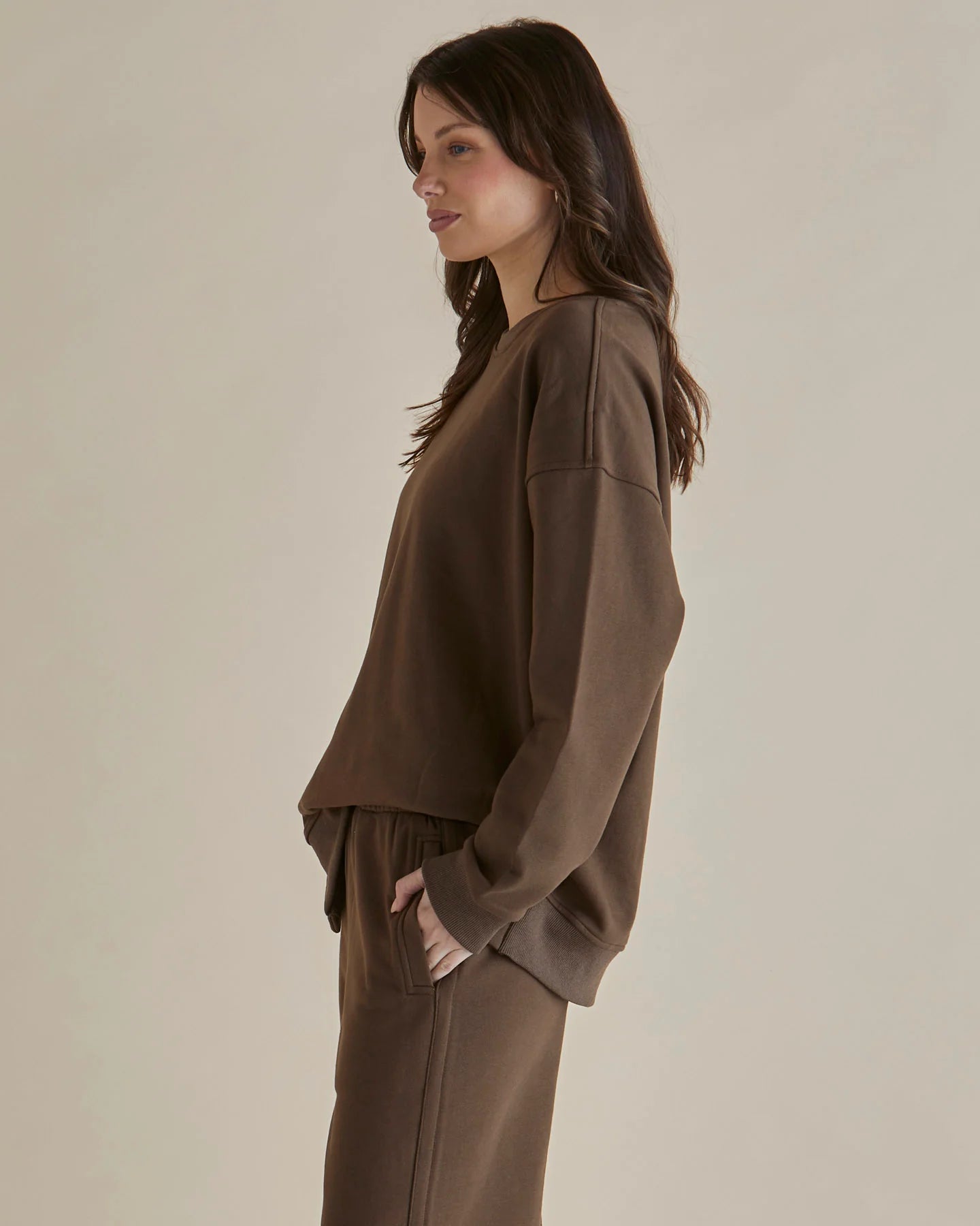 Easy Crew Sweat - Chocolate