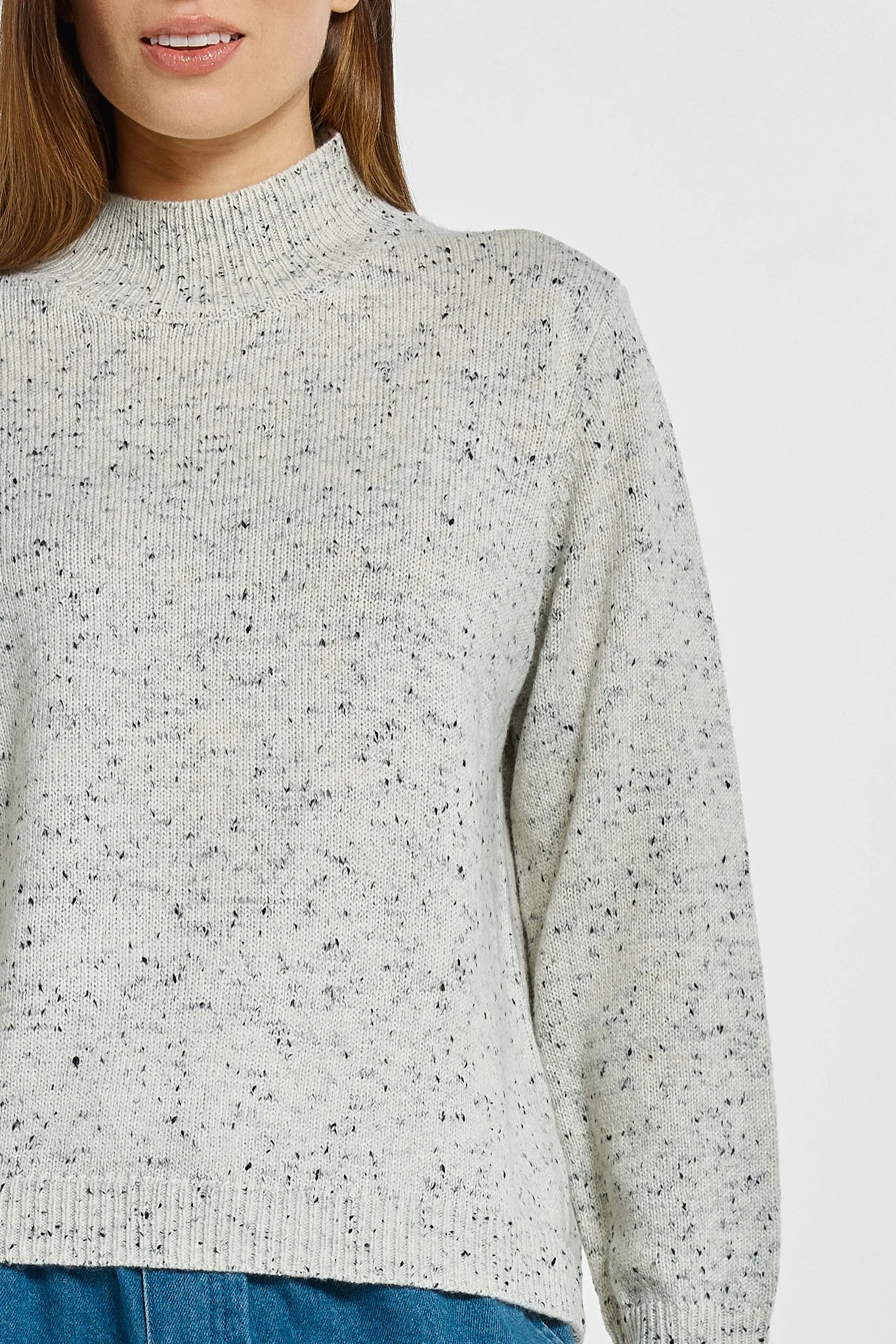 Carlin Knit Sweater - Cream