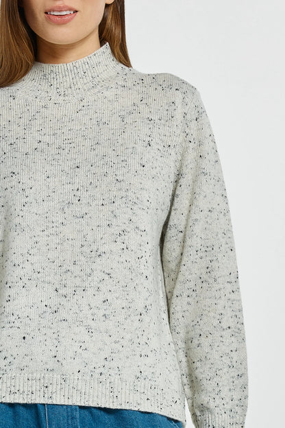 Carlin Knit Sweater - Cream