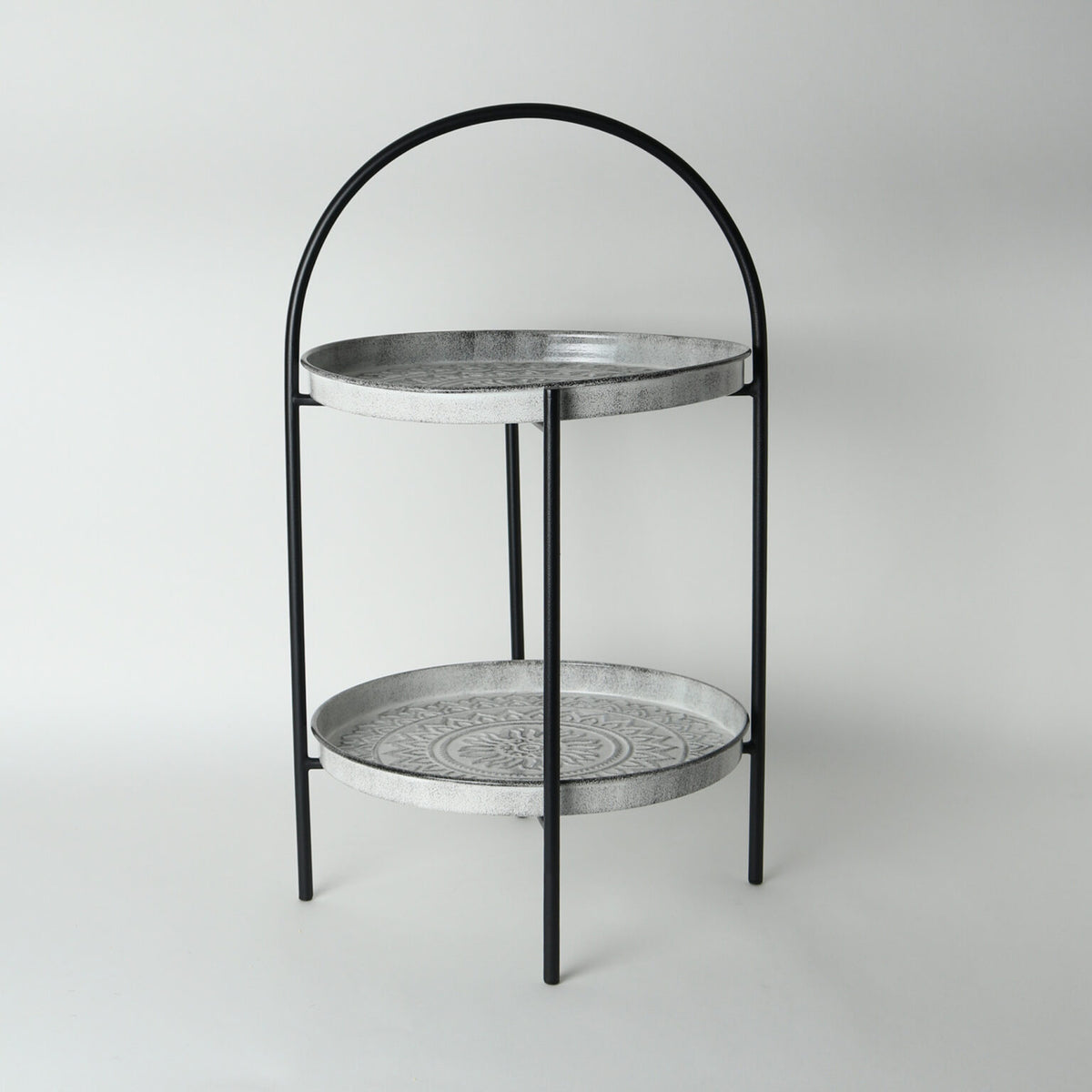 Aztec Tiered Stand -White