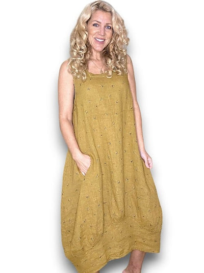 CARAMEL MARY LOU MAXI TANK DRESS