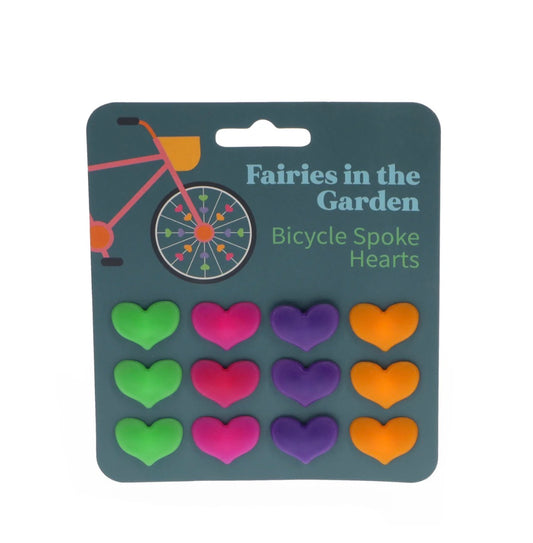 Bicycle spoke hearts - Fairies in the Garden