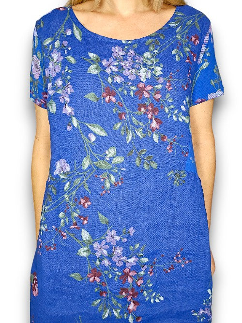 COBALT LINGONBERRY JUNGLE DRESS