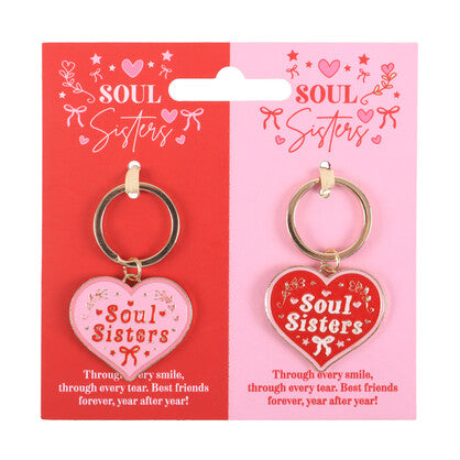 Set of Soul Sister Key Rings