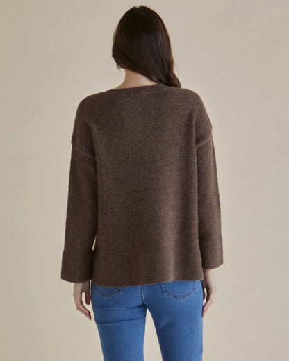 Edith Knit Jumper - Brown