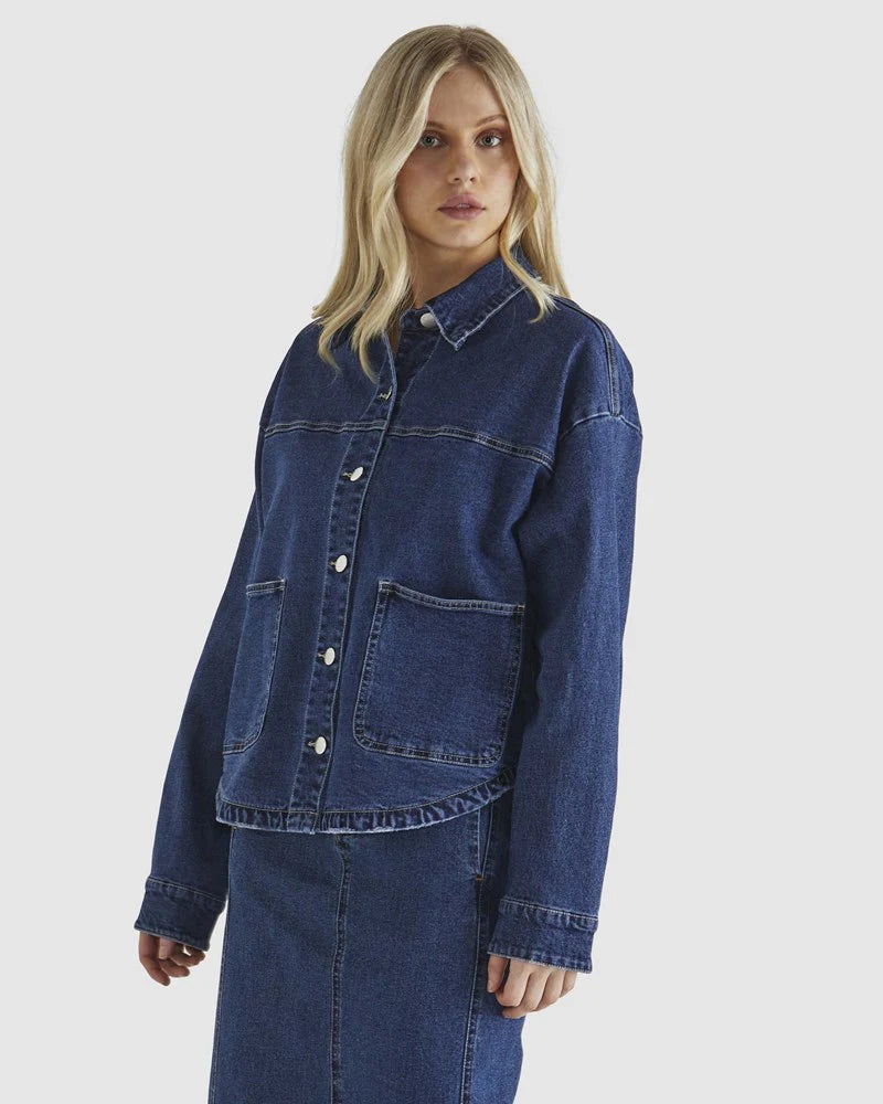 MARZA DENIM JACKET - 78 WASH