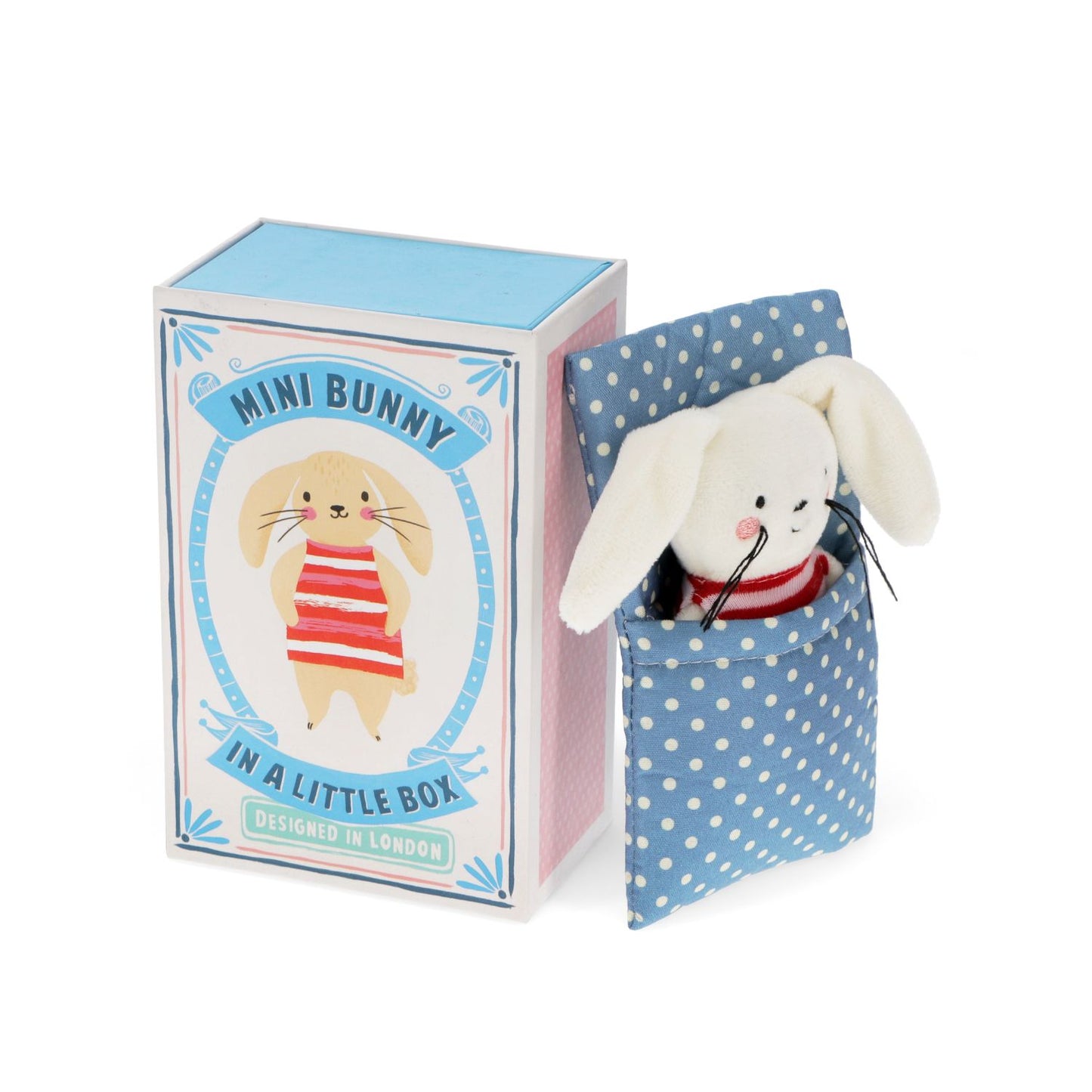 Mini Bunny In A Box - Soft Toy