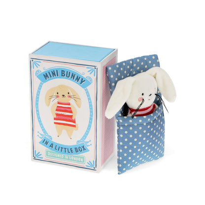 Mini Bunny In A Box - Soft Toy