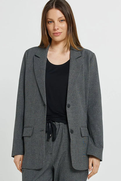 Kenzie Blazer - Grey Check