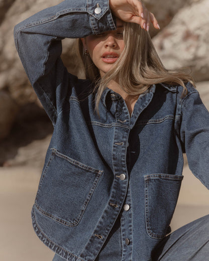 MARZA DENIM JACKET - 78 WASH