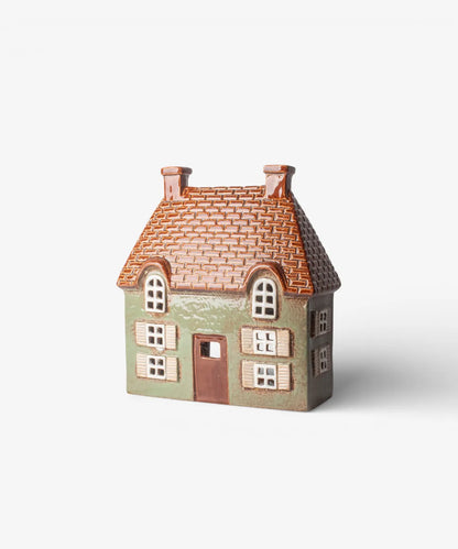 Cotswold Tea Light Cottage Seagreen YA0092