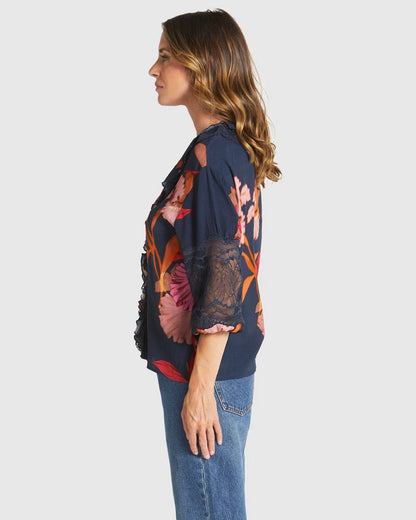 Captivation Shirt - Shadow Floral