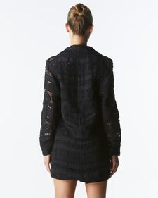 Worth It Lace Blazer - Black